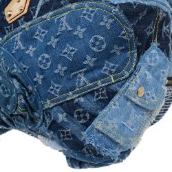 Louis Vuitton Blue Denim Bowly Limited Edition Shoulder Bag