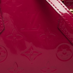 Pre Owned Louis Vuitton Indian Rose Monogram Vernis Alma BB Bag