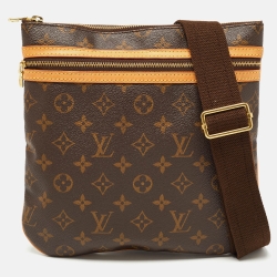 Pre Owned Louis Vuitton Monogram Canvas Pochette Bosphore Messenger Bag