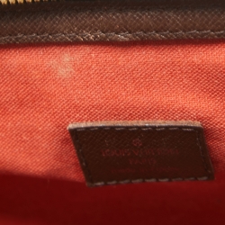 Pre Owned Louis Vuitton Damier Ebene Canvas Belem PM Bag