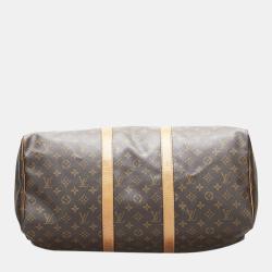 Louis Vuitton Brown Canvas Monogram Keepall 50 Duffel Bag