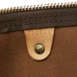 Louis Vuitton Brown Canvas Monogram Keepall 50 Duffel Bag