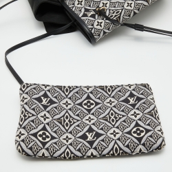 Louis Vuitton Black/White Jacquard Since 1854 Neverfull MM Bag