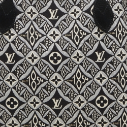 Louis Vuitton Black/White Jacquard Since 1854 Neverfull MM Bag