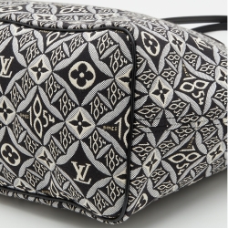 Louis Vuitton Black/White Jacquard Since 1854 Neverfull MM Bag