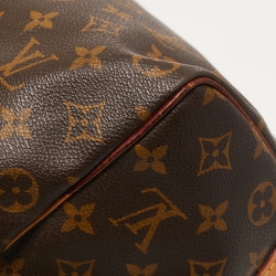 Pre Owned Louis Vuitton Monogram Canvas Keepall 50 Bandoulier Bag
