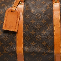 Pre Owned Louis Vuitton Monogram Canvas Keepall 50 Bandoulier Bag