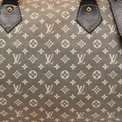 Pre Owned Louis Vuitton Encre Monogram Idylle Speedy Bandouliere 30 Bag