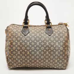 Pre Owned Louis Vuitton Encre Monogram Idylle Speedy Bandouliere 30 Bag