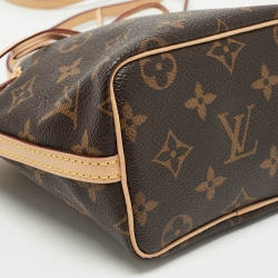 Pre Owned Louis Vuitton Monogram Canvas Nano Noe Bag