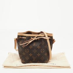 Pre Owned Louis Vuitton Monogram Canvas Nano Noe Bag