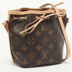 Pre Owned Louis Vuitton Monogram Canvas Nano Noe Bag