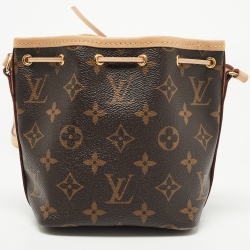 Pre Owned Louis Vuitton Monogram Canvas Nano Noe Bag