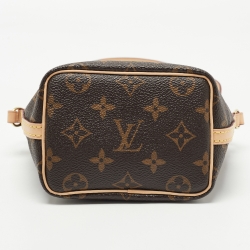 Pre Owned Louis Vuitton Monogram Canvas Nano Noe Bag