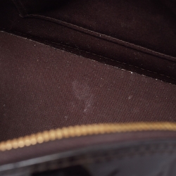 Pre Owned Louis Vuitton Amarante Monogram Vernis Alma BB Bag