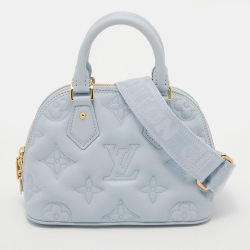 Louis Vuitton, Bags, Louis Vuitton Bag Strap Brown And Bleu Glacier Blue