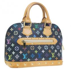 Pre Owned Louis Vuitton Multicoloured Monogram Canvas Alma PM