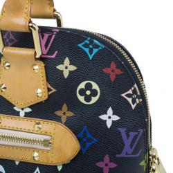 Pre Owned Louis Vuitton Multicoloured Monogram Canvas Alma PM