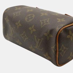 مملوكة مسبقًا Louis Vuitton Brown Monogram Canvas Speedy Mini Top Handle Bag
