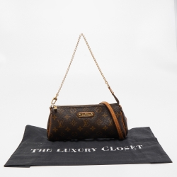 Pre Owned Louis Vuitton Monogram Canvas Eva Pochette