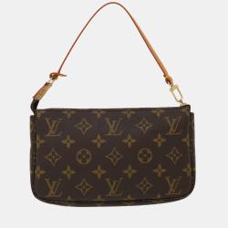 Louis Vuitton Monogram Eclipse Pochette Accessoires - Brown Shoulder Bags,  Handbags - LOU752279