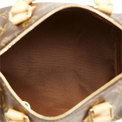 Pre Owned Louis Vuitton Brown Monogram Speedy 25