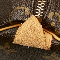 Pre Owned Louis Vuitton Brown Monogram Speedy 25