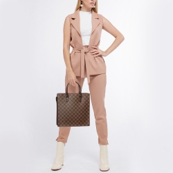 Pre Owned Louis Vuitton Damier Ebene Canvas Venice Sac Plat Bag