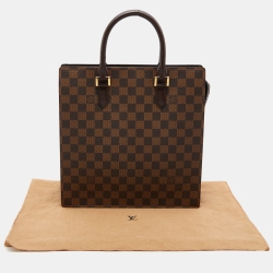 Pre Owned Louis Vuitton Damier Ebene Canvas Venice Sac Plat Bag