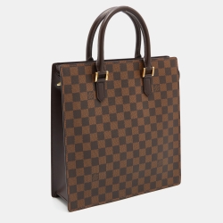 Pre Owned Louis Vuitton Damier Ebene Canvas Venice Sac Plat Bag