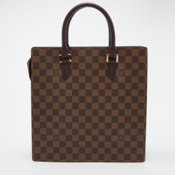Pre Owned Louis Vuitton Damier Ebene Canvas Venice Sac Plat Bag