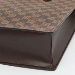 Pre Owned Louis Vuitton Damier Ebene Canvas Venice Sac Plat Bag