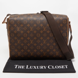 Pre Owned Louis Vuitton Monogram Canvas Abbesses Messenger Bag