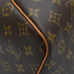Pre Owned Louis Vuitton Brown Monogram Canvas Keepall 60 Duffel Bag