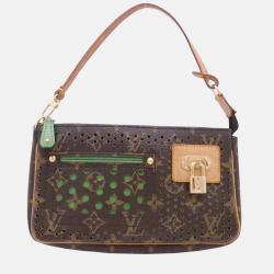 louis vuitton purse with green strap