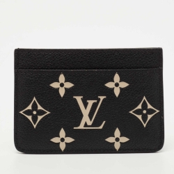 Louis Vuitton Bicolour Monogram Empreinte Leather Card Holder