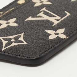 Louis Vuitton Bicolour Monogram Empreinte Leather Card Holder