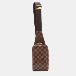 Louis Vuitton Geronimos Damier Ebene Canvas Sling Bag on SALE