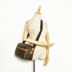 Pre Owned Louis Vuitton Brown Monogram Canvas Reporter PM Crossbody Bag