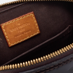 Pre Owned Louis Vuitton Amarante Monogram Vernis Alma BB Bag