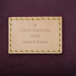 Pre Owned Louis Vuitton Rouge Fauviste Monogram Vernis Alma GM