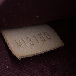 Pre Owned Louis Vuitton Rouge Fauviste Monogram Vernis Alma GM