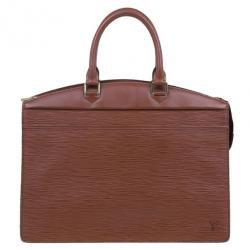 Pre Owned حقيبة لوي فيتون جلد بني أيبي ريفييرا