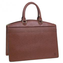 Pre Owned حقيبة لوي فيتون جلد بني أيبي ريفييرا