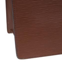 Pre Owned حقيبة لوي فيتون جلد بني أيبي ريفييرا