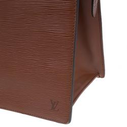 Pre Owned حقيبة لوي فيتون جلد بني أيبي ريفييرا