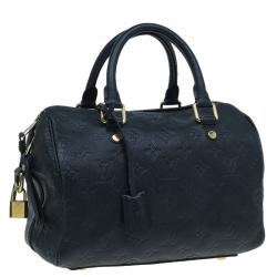 Pre Owned Louis Vuitton Orage Monogram Empreinte Bandouliere Speedy 25