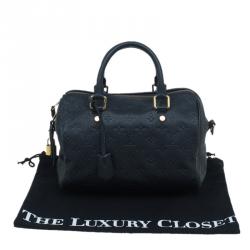 Pre Owned Louis Vuitton Orage Monogram Empreinte Bandouliere Speedy 25