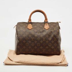 Pre Owned Louis Vuitton Monogram Speedy 30 Hand Bag M41526 LV Auth 33397