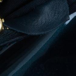 مملوكة مسبقًا حقيبة يد لوي فيتون جلد لامع بلو نويت